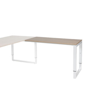 Domino Plus height adjustable sit/sit extension table