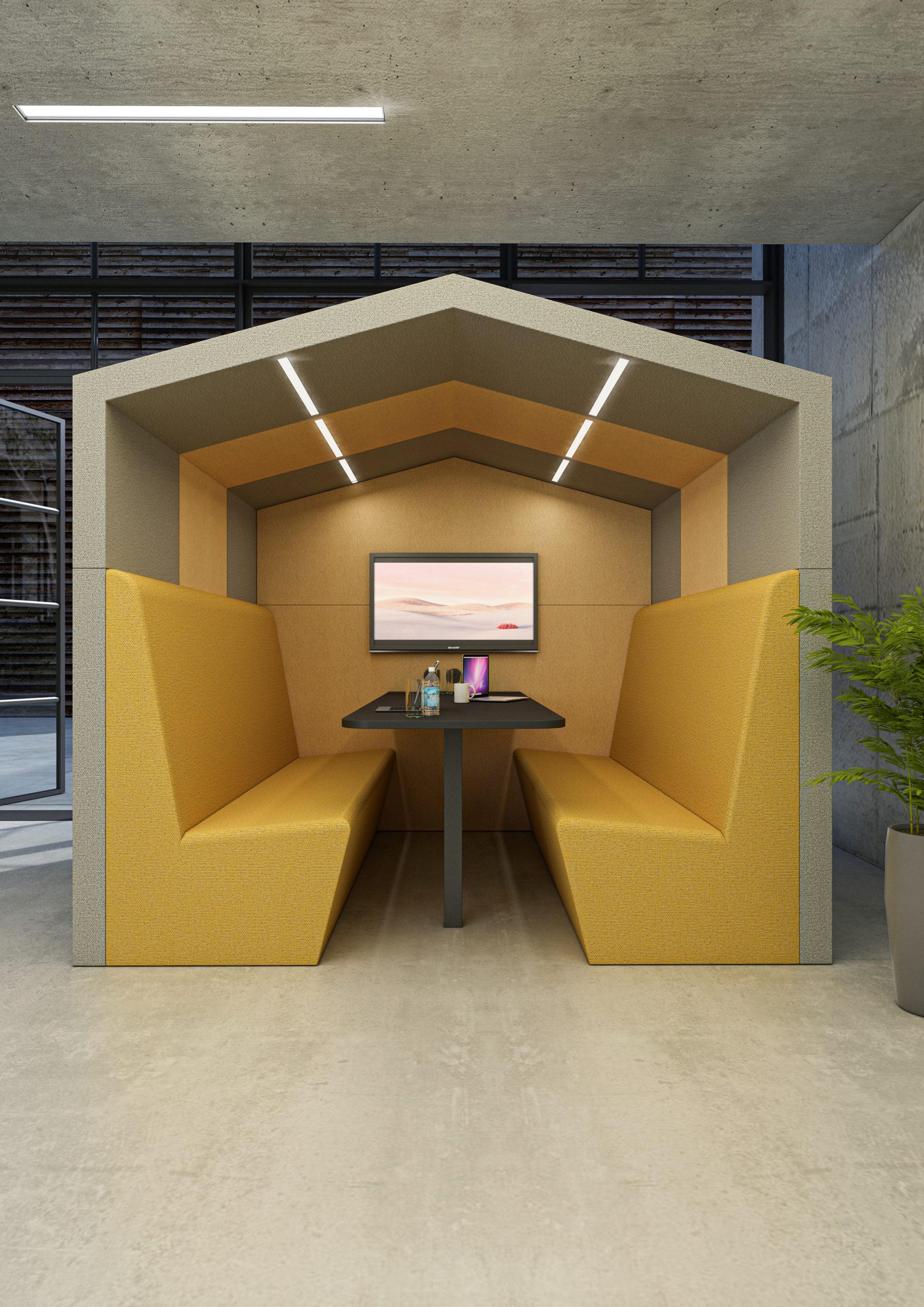 Lounging and meeting